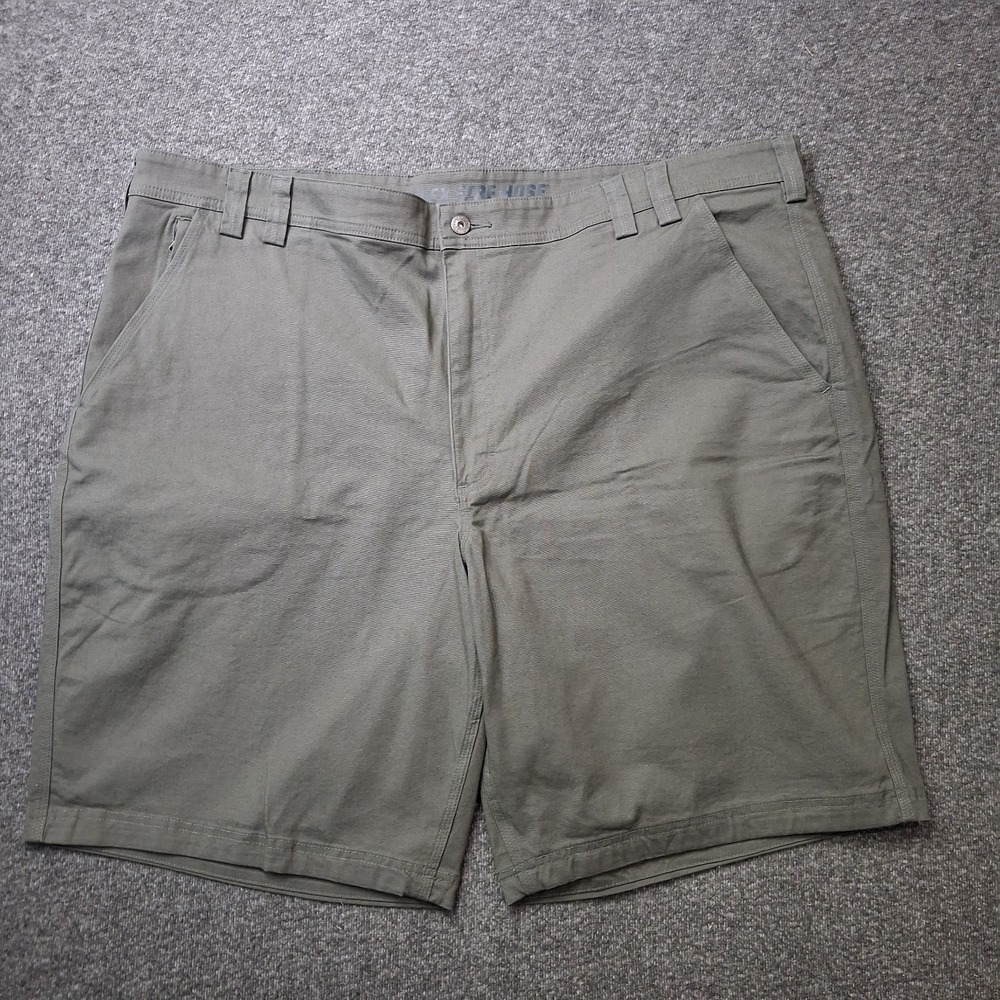 Duluth Trading Co Flex Fire Hose Shorts Mens Sz 48 Canvas Stretch Workwear Chore